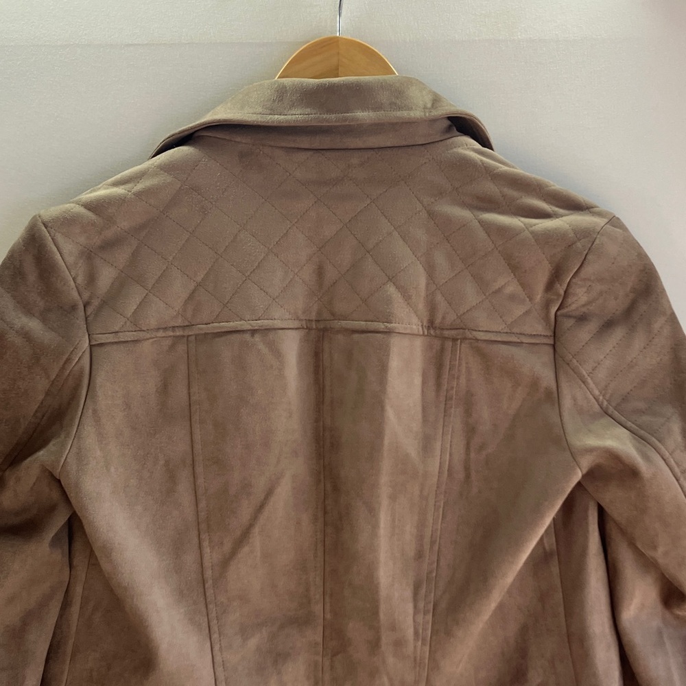 Kut from the Kloth Women's Tan Leather Jacket - Picture 7 of 7
